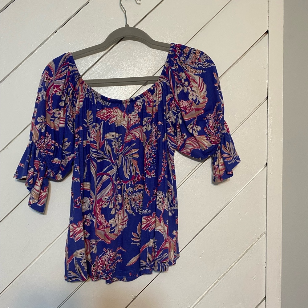 Floral Off-Shoulder Women's Top